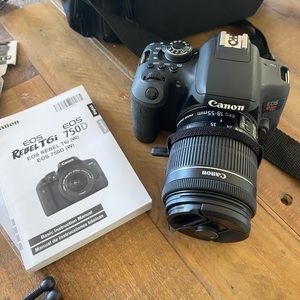 Canon Rebel EOS t6i package